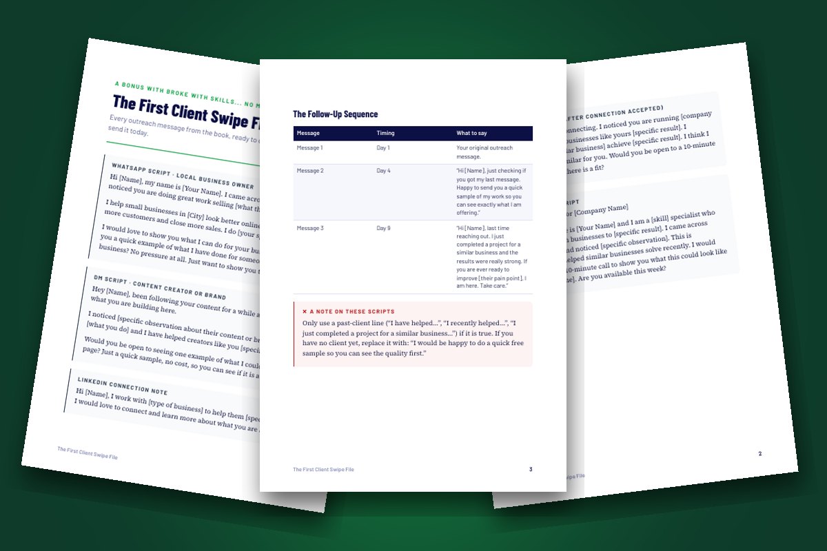 The First Client Swipe File